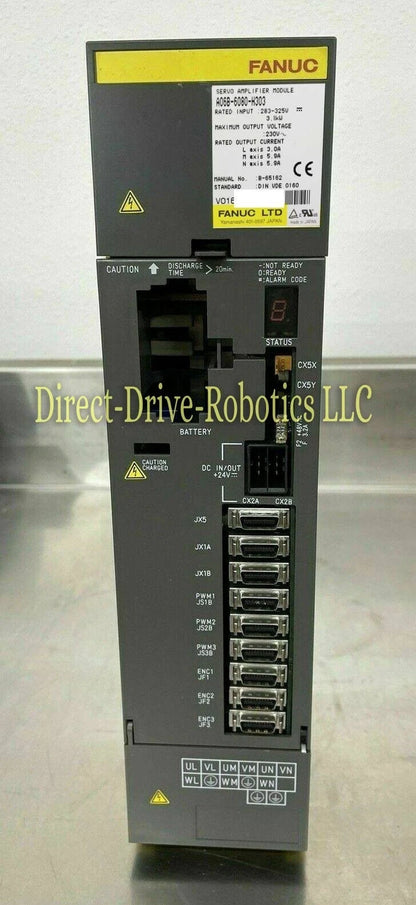 Fanuc A06B-6080-H303 - Rebuilt with warranty