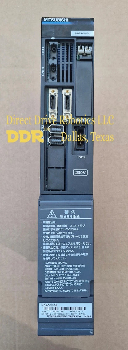 Mitsubishi MDS-D-V1-20 - Rebuilt with warranty