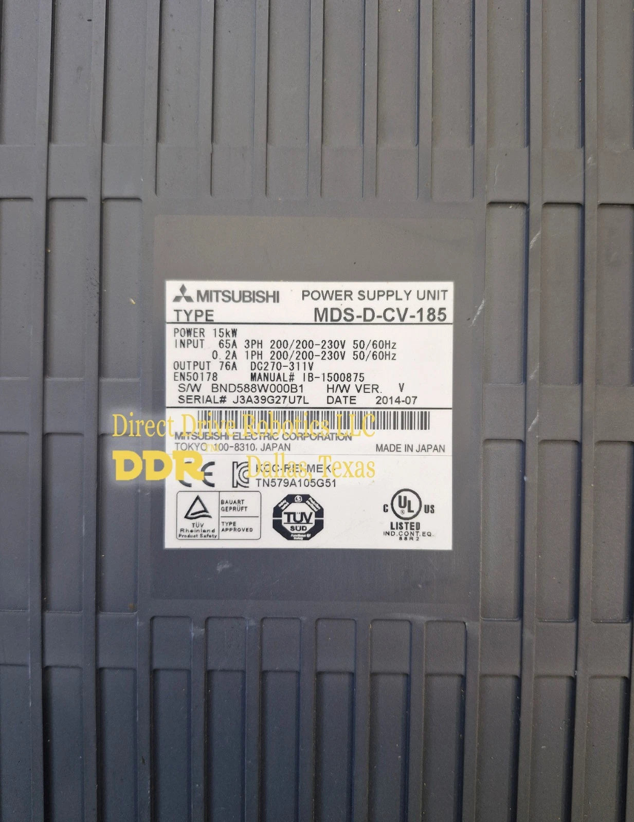 Mitsubishi MDS-D-CV-185 - Rebuilt with warranty
