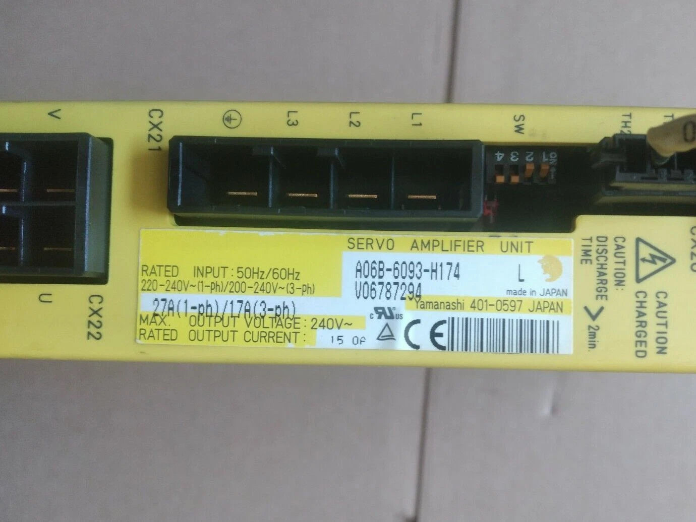 Fanuc A06B-6093-H174 - Rebuilt with warranty