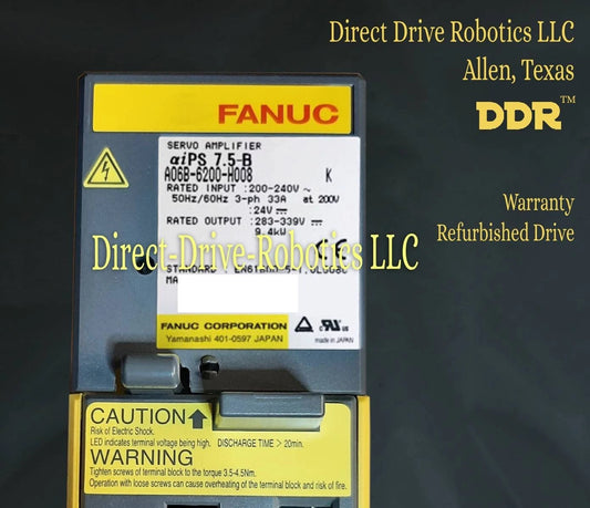 Fanuc A06B-6200-H008 - Rebuilt with warranty