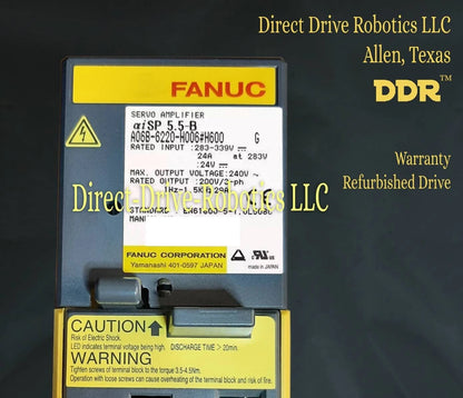 Fanuc A06B-6220-H006#H600 - Rebuilt with warranty