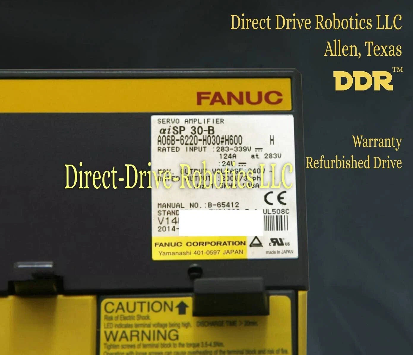 Fanuc A06B-6220-H030#H600 - Rebuilt with warranty