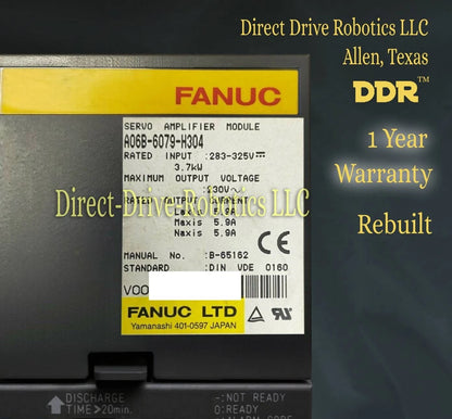 Fanuc A06B-6079-H304 - Rebuilt with warranty