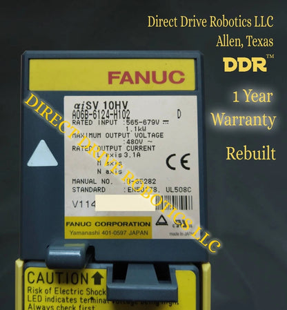 Fanuc A06B-6124-H102 - Rebuilt with warranty