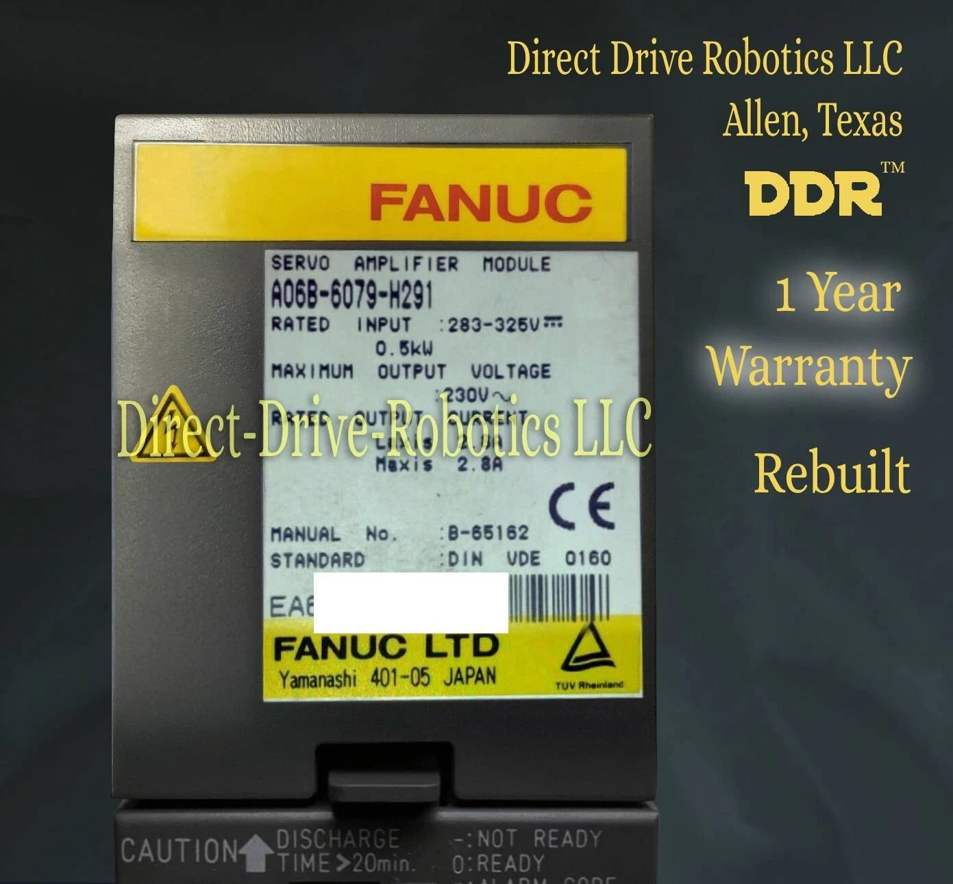 Fanuc A06B-6079-H291 - Rebuilt with warranty