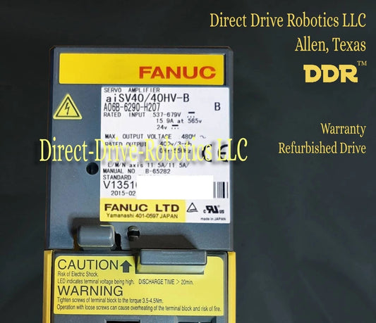 Fanuc A06B-6290-H207 - Rebuilt with warranty