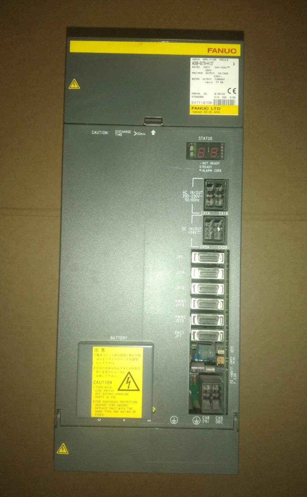 Fanuc A06B-6079-H107 - Rebuilt with warranty