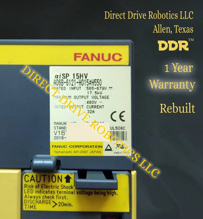 Fanuc A06B-6121-H015#H550 - Rebuilt with warranty