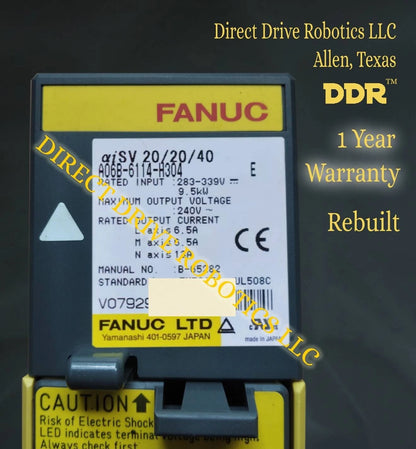 Fanuc A06B-6114-H304 - Rebuilt with warranty