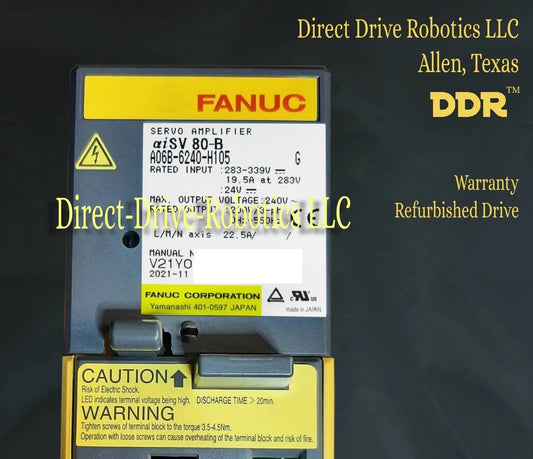 Fanuc A06B-6240-H105 - Rebuilt with warranty