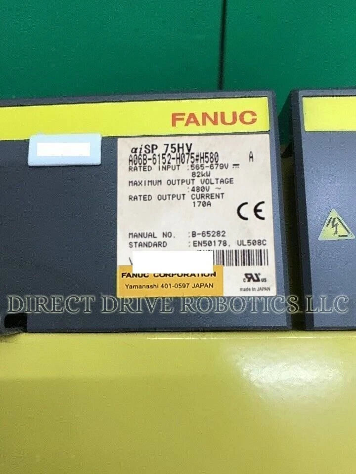 Fanuc A06B-6152-H075#H580 - Rebuilt with warranty