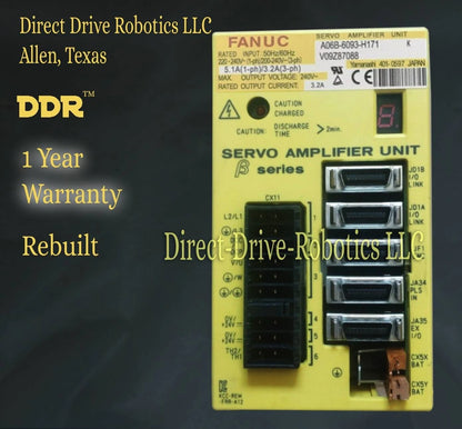 Fanuc A06B-6093-H171 - Rebuilt with warranty