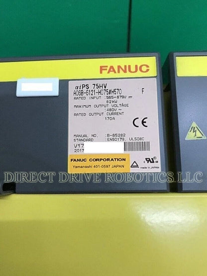 Fanuc A06B-6121-H075#H570 - Rebuilt with warranty