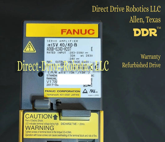 Fanuc A06B-6240-H207 - Rebuilt with warranty