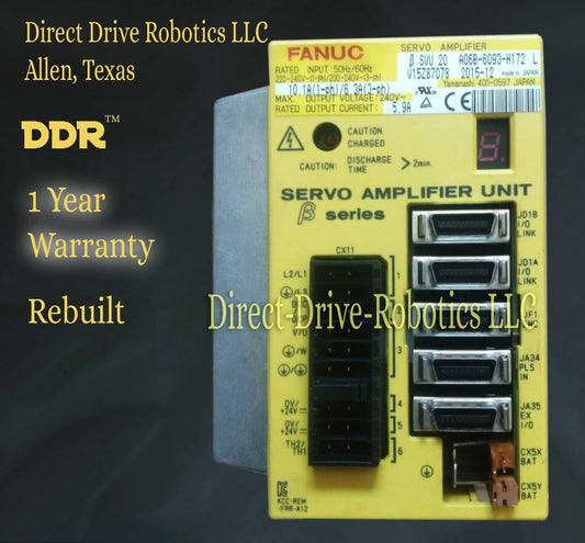 Fanuc A06B-6093-H172 - Rebuilt with warranty and optional core return