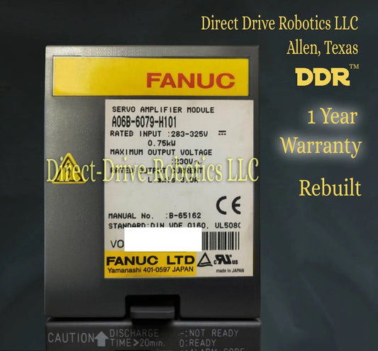 Fanuc A06B-6079-H101 - Rebuilt with warranty