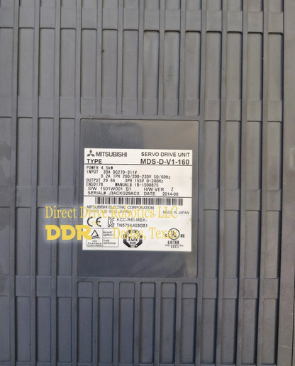 Mitsubishi MDS-D-V1-160 - Rebuilt with warranty