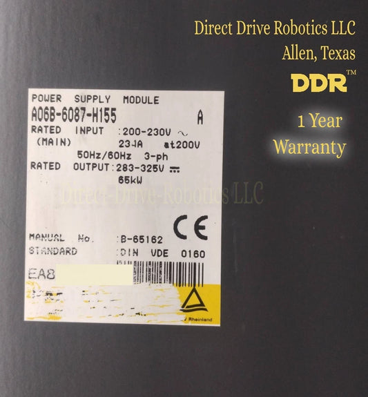 Fanuc A06B-6087-H155 - Rebuilt with warranty