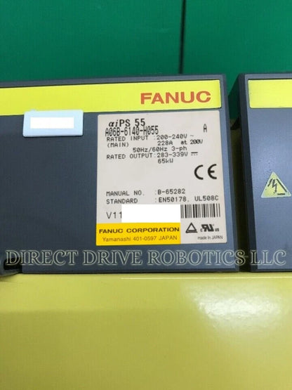 Fanuc A06B-6140-H055 - Rebuilt with warranty