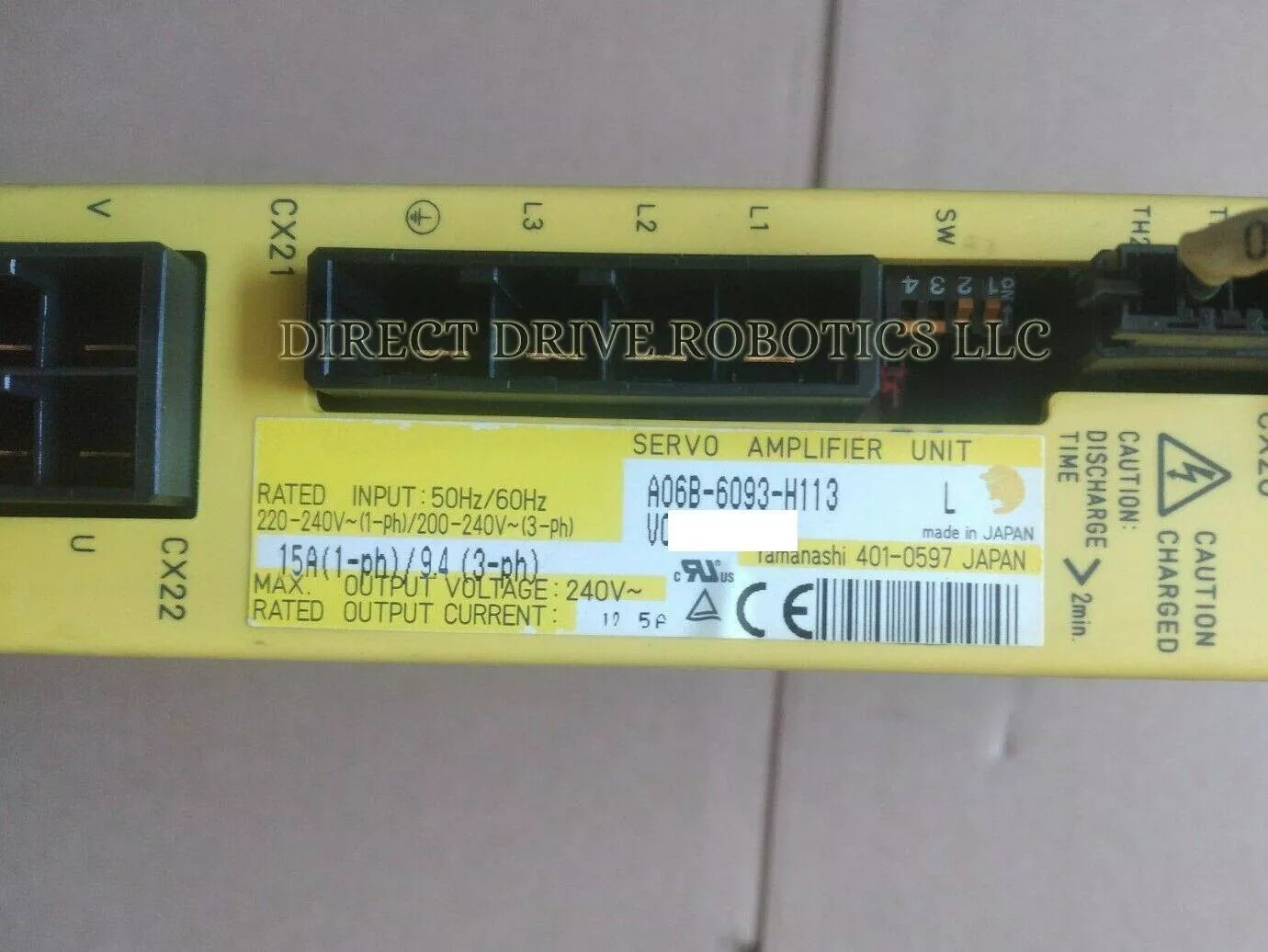 Fanuc A06B-6093-H113 - Rebuilt with warranty