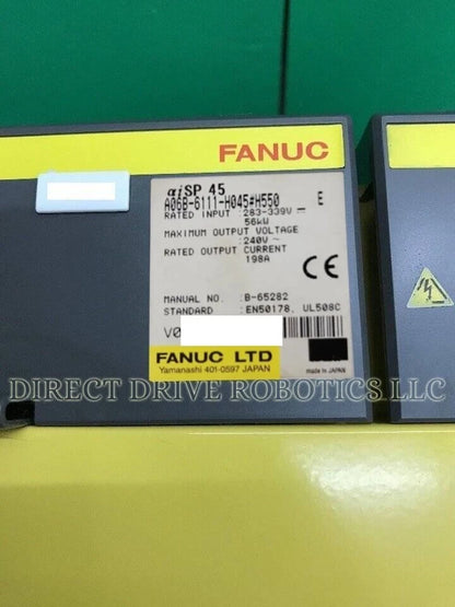 Fanuc A06B-6111-H045#H550 - Rebuilt with warranty