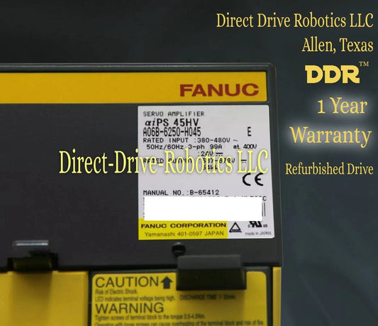 Fanuc A06B-6250-H045 - Rebuilt with warranty