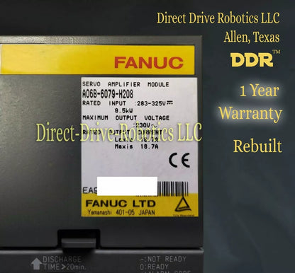Fanuc A06B-6079-H208 - Rebuilt with warranty