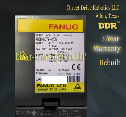 Fanuc A06B-6079-H205 - Rebuilt with warranty