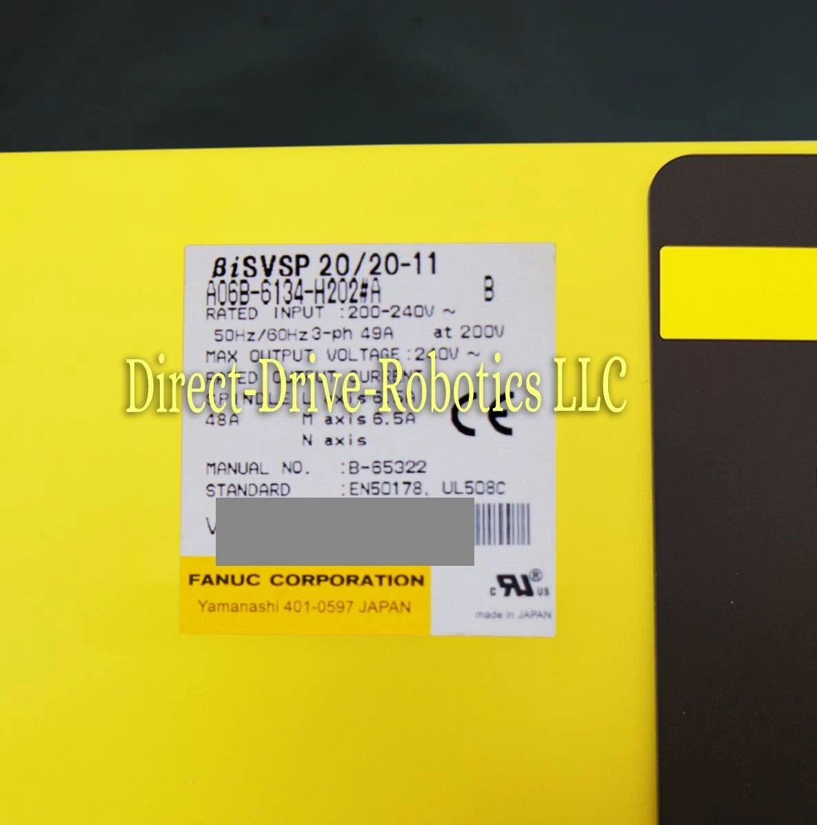 Fanuc A06B-6134-H202#A - Rebuilt with warranty