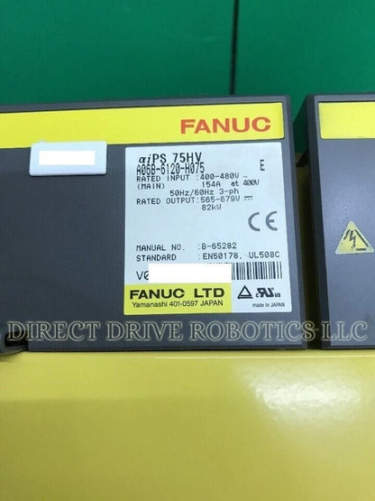Fanuc A06B-6120-H075 - Rebuilt with warranty