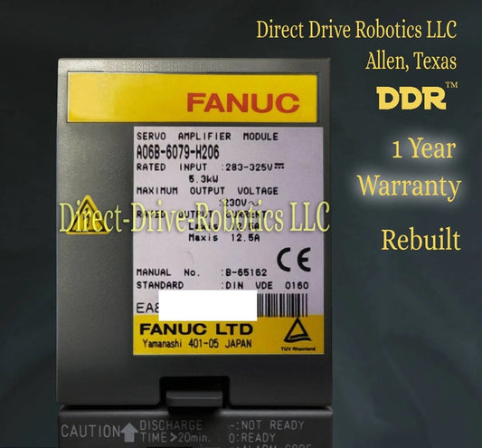 Fanuc A06B-6079-H206 - Rebuilt with warranty
