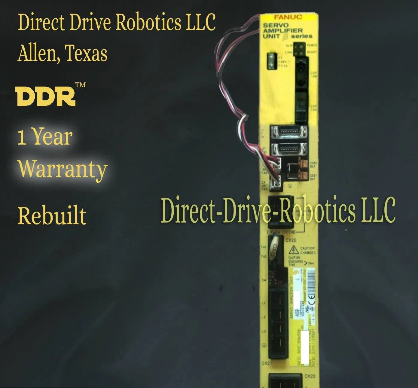 Fanuc A06B-6093-H114 - Rebuilt with warranty