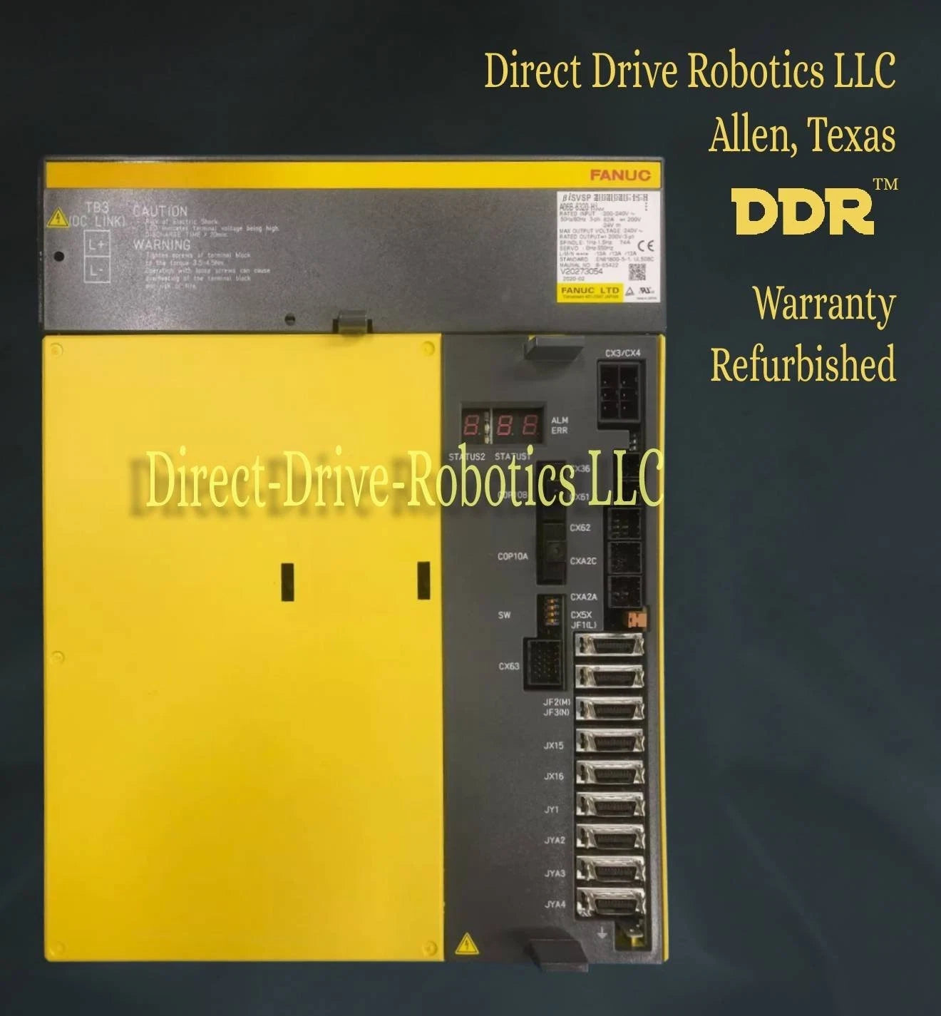 Fanuc A06B-6320-H344 - Rebuilt with warranty