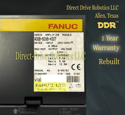 Fanuc A06B-6096-H307 - Rebuilt with warranty